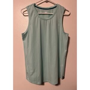 Title Nine Vibe Tank Top Women’s Large Mint Green Lightweight Active Workout Top